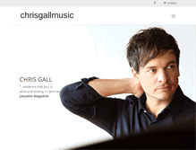 Tablet Screenshot of chrisgallmusic.com